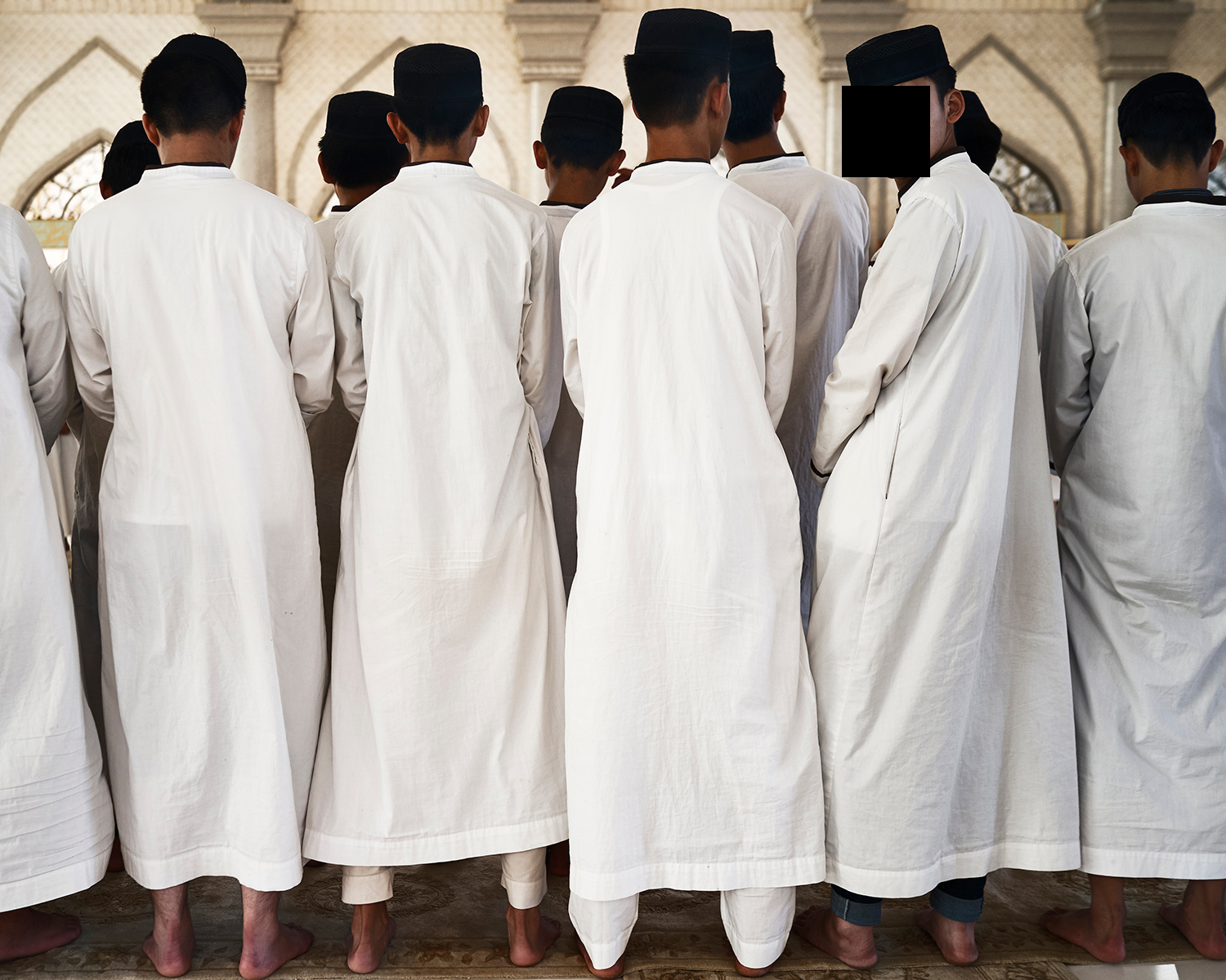 Students prepare for prayer at an Arabic school affiliated with the Grand Mosque of Shadian, June 2016. According to Umar, major mosques in China usually have Arabic-language schools, but the government has shut down more and more of them in recent years.