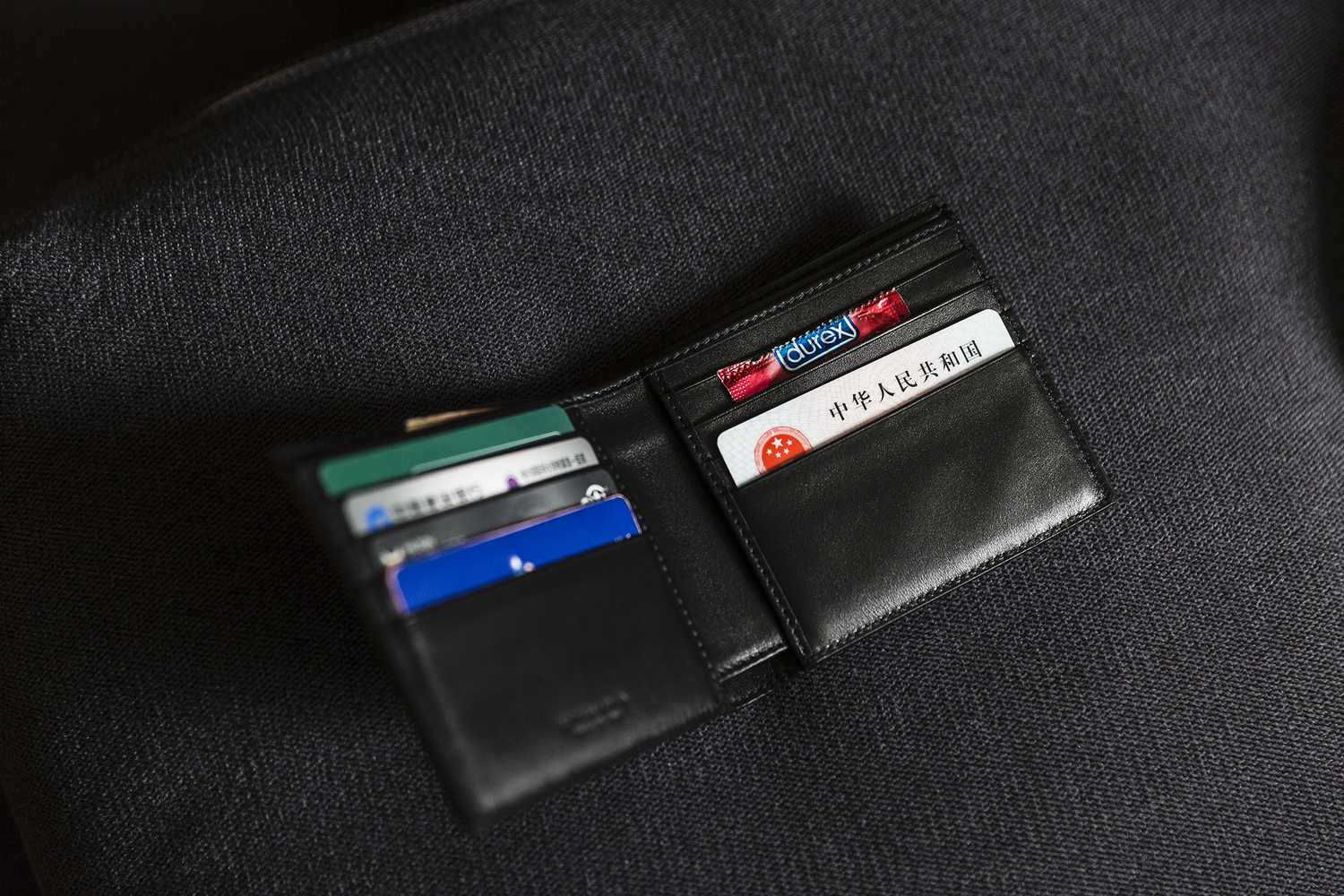 A PUA mentor’s wallet, May 17, 2015.