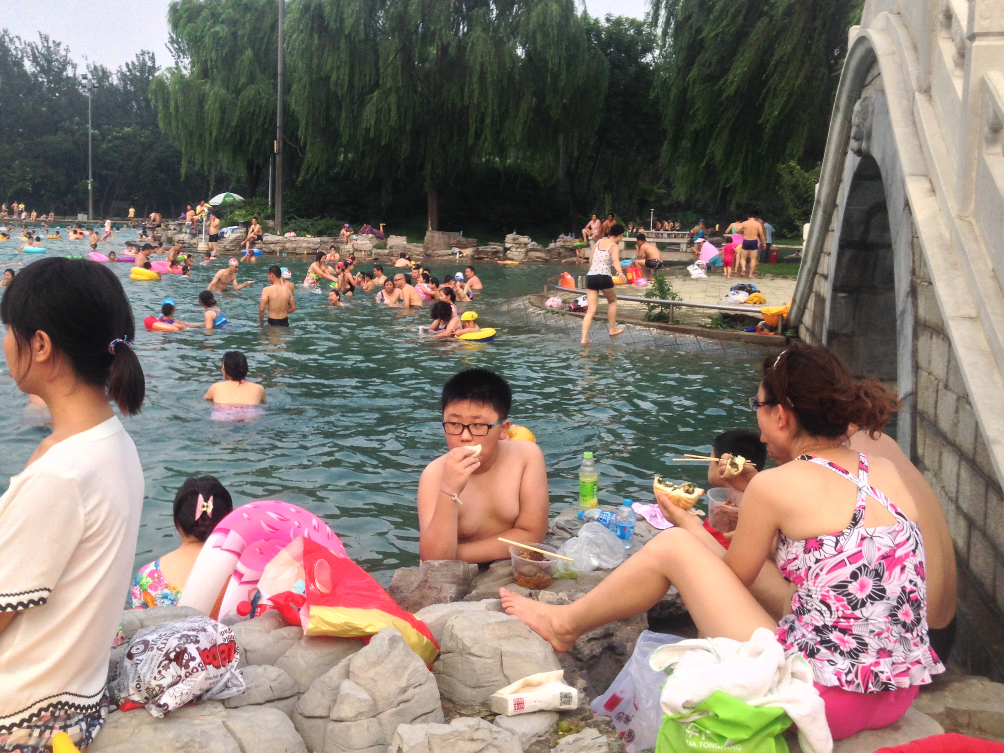 Liulang Natatorium, Beijing, July 20, 2014.
